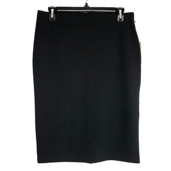 Vince Camuto Black Pull-On Pencil Skirt - Picture 3 of 8